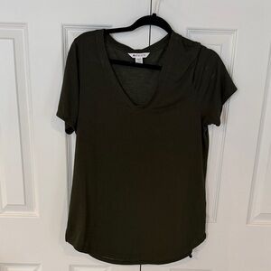 Athleta Women's Olive V-Neck Tee